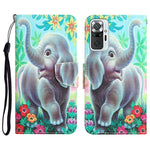 Custodia per telefono in pelle con disegno colorato, For Xiaomi Redmi Note 10 Pro 4G