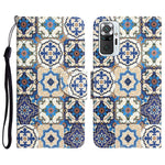 Custodia per telefono in pelle con disegno colorato, For Xiaomi Redmi Note 10 Pro 4G