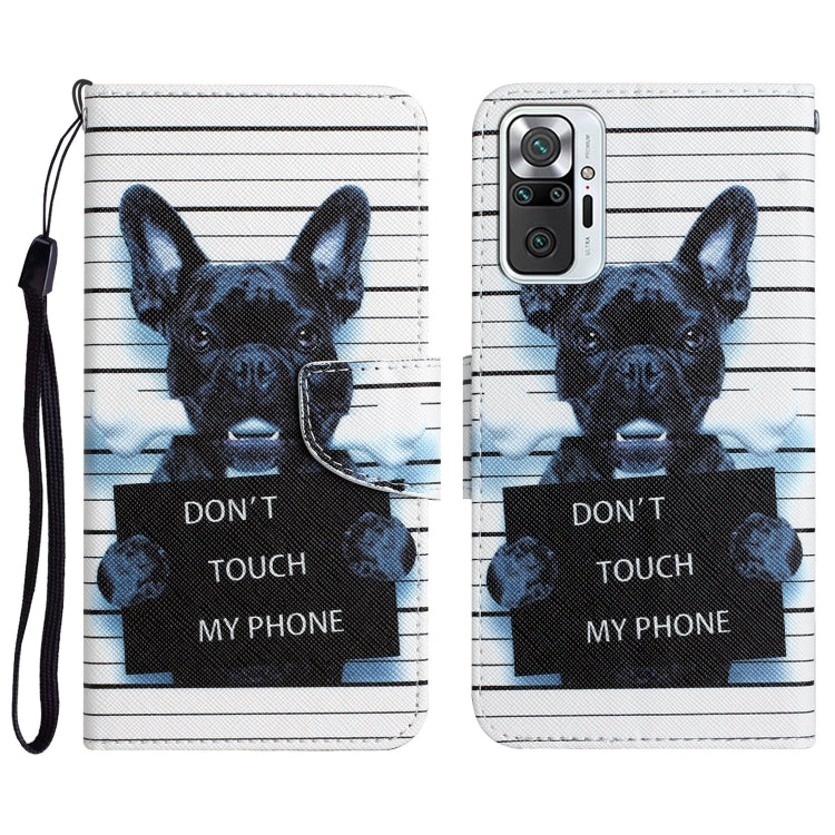 Custodia per telefono in pelle con disegno colorato, For Xiaomi Redmi Note 10 Pro 4G