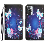 Custodia per telefono in pelle con disegno colorato, For Xiaomi Redmi Note 10 Pro 4G