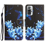 Custodia per telefono in pelle con disegno colorato, For Xiaomi Redmi Note 10 Pro 4G