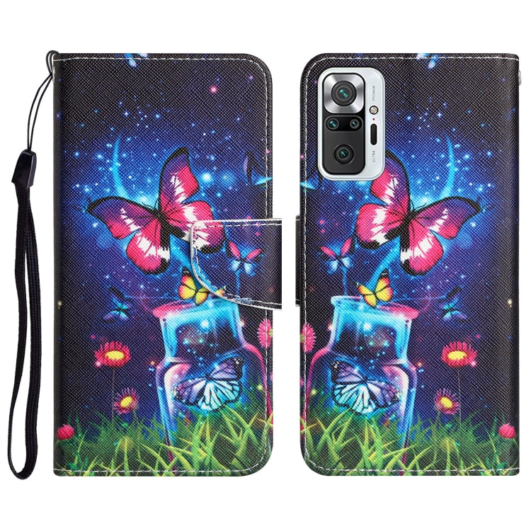 Custodia per telefono in pelle con disegno colorato, For Xiaomi Redmi Note 10 Pro 4G