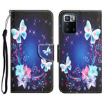 Custodia per telefono in pelle con disegno colorato, For Xiaomi Redmi Note 10 Pro 5G