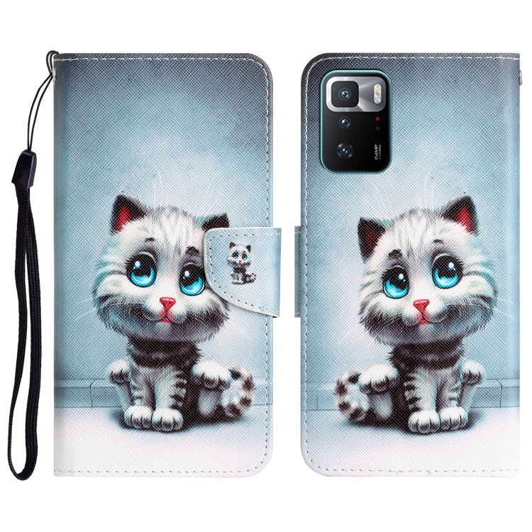 Custodia per telefono in pelle con disegno colorato, For Xiaomi Redmi Note 10 Pro 5G