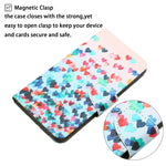 Custodia per telefono in pelle con disegno colorato, For Xiaomi Redmi Note 7 / 7 Pro