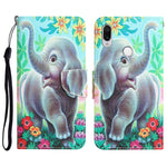 Custodia per telefono in pelle con disegno colorato, For Xiaomi Redmi Note 7 / 7 Pro