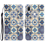 Custodia per telefono in pelle con disegno colorato, For Xiaomi Redmi Note 7 / 7 Pro