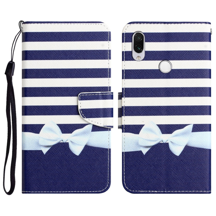 Custodia per telefono in pelle con disegno colorato, For Xiaomi Redmi Note 7 / 7 Pro