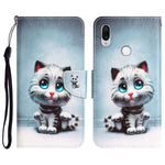 Custodia per telefono in pelle con disegno colorato, For Xiaomi Redmi Note 7 / 7 Pro