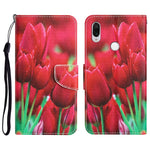 Custodia per telefono in pelle con disegno colorato, For Xiaomi Redmi Note 7 / 7 Pro