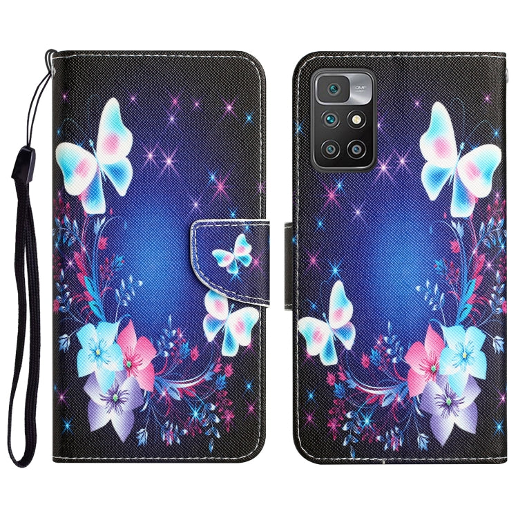 Custodia per telefono in pelle con disegno colorato, For Xiaomi Redmi 10