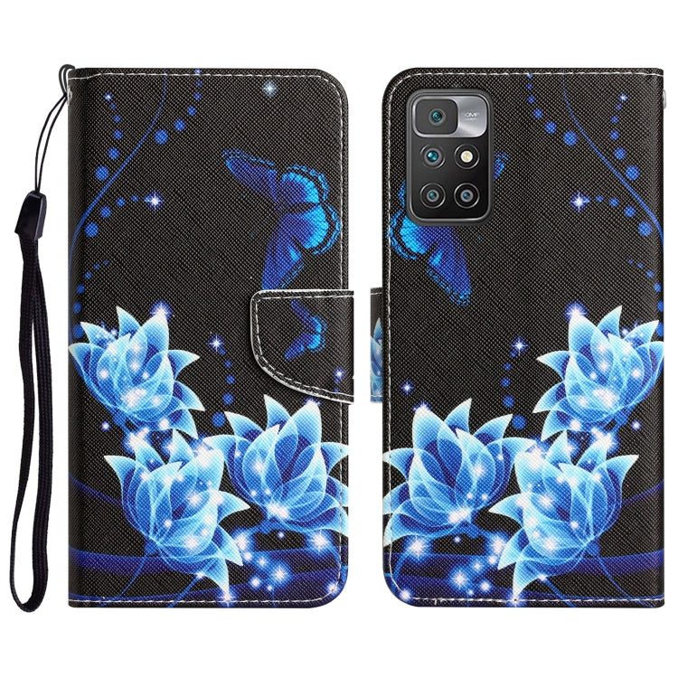 Custodia per telefono in pelle con disegno colorato, For Xiaomi Redmi 10
