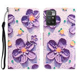 Custodia per telefono in pelle con disegno colorato, For Xiaomi Redmi 10