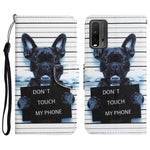 Custodia per telefono in pelle con disegno colorato, For Xiaomi Redmi 9T