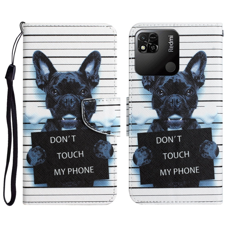 Custodia per telefono in pelle con disegno colorato, For Xiaomi Redmi 9C / 10A