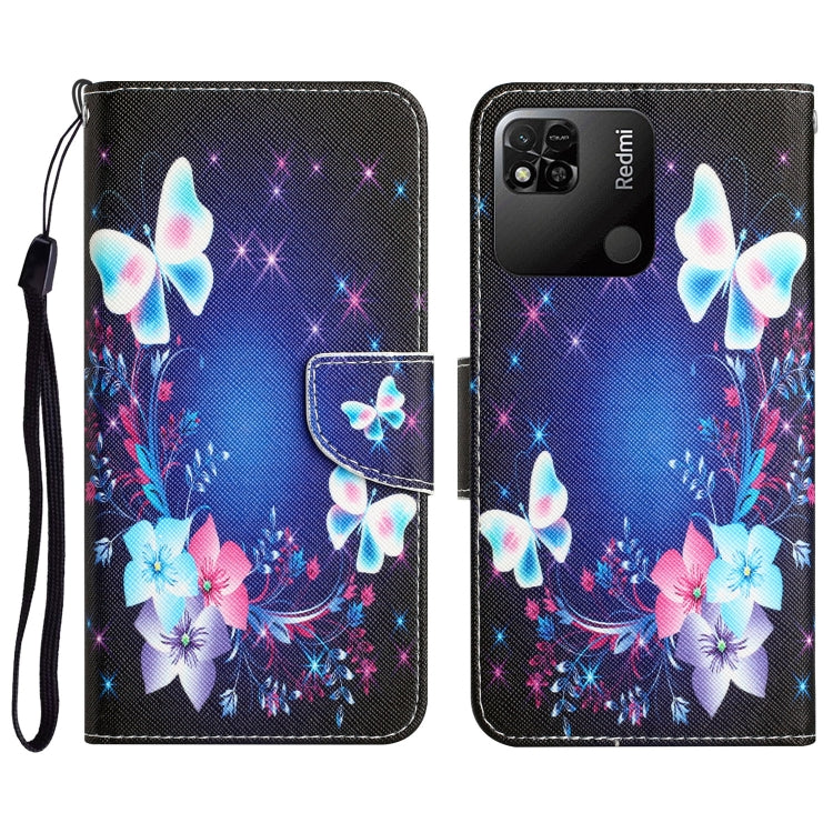 Custodia per telefono in pelle con disegno colorato, For Xiaomi Redmi 9C / 10A