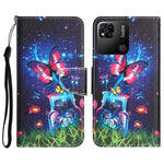 Custodia per telefono in pelle con disegno colorato, For Xiaomi Redmi 9C / 10A