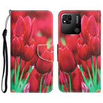 Custodia per telefono in pelle con disegno colorato, For Xiaomi Redmi 9C / 10A