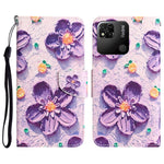 Custodia per telefono in pelle con disegno colorato, For Xiaomi Redmi 9C / 10A