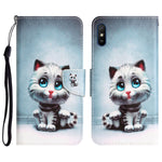 Custodia per telefono in pelle con disegno colorato, For Xiaomi Redmi 9A