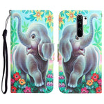Custodia per telefono in pelle con disegno colorato, For Xiaomi Redmi 9