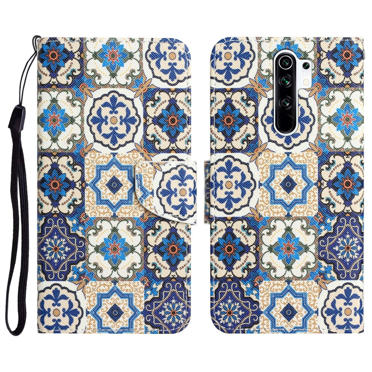 Custodia per telefono in pelle con disegno colorato, For Xiaomi Redmi 9