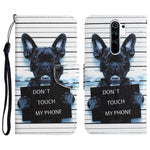 Custodia per telefono in pelle con disegno colorato, For Xiaomi Redmi 9