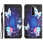 Custodia per telefono in pelle con disegno colorato, For Xiaomi Redmi 9
