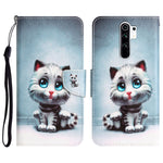Custodia per telefono in pelle con disegno colorato, For Xiaomi Redmi 9