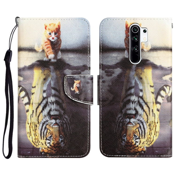 Custodia per telefono in pelle con disegno colorato, For Xiaomi Redmi 9