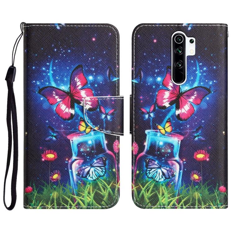 Custodia per telefono in pelle con disegno colorato, For Xiaomi Redmi 9
