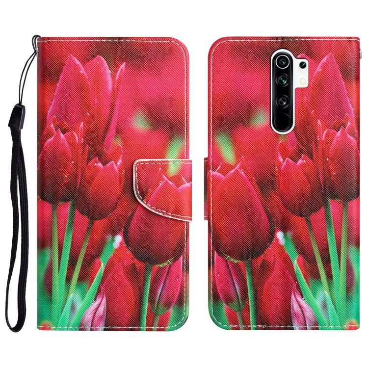 Custodia per telefono in pelle con disegno colorato, For Xiaomi Redmi 9
