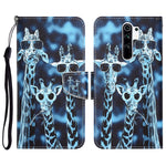 Custodia per telefono in pelle con disegno colorato, For Xiaomi Redmi 9