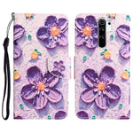 Custodia per telefono in pelle con disegno colorato, For Xiaomi Redmi 9