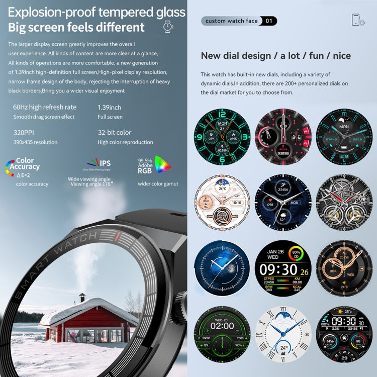 GW69 Plus Smart Watch, supporta chiamata BT / frequenza cardiaca / pressione sanguigna / ossigeno nel sangue
