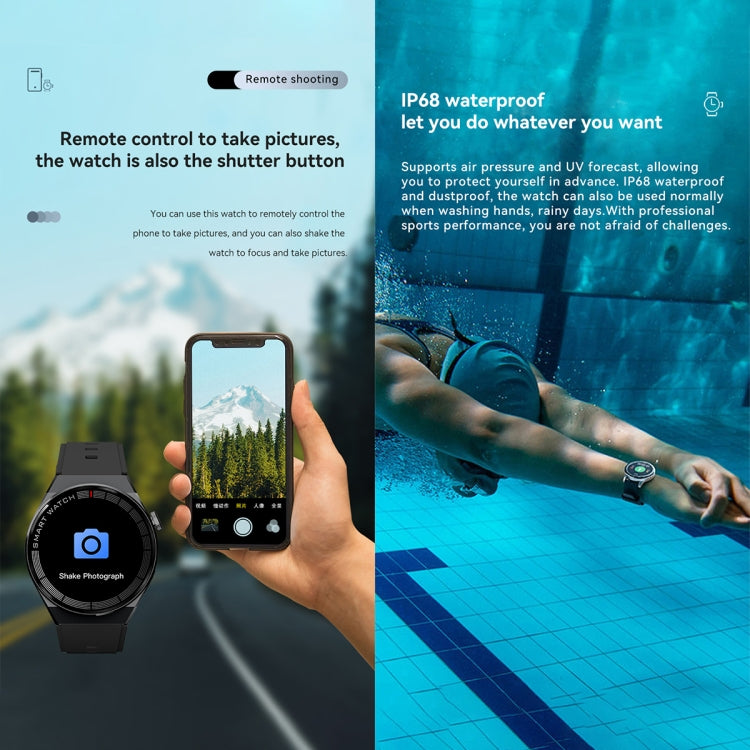 GW69 Plus Smart Watch, supporta chiamata BT / frequenza cardiaca / pressione sanguigna / ossigeno nel sangue