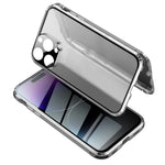 Custodia per telefono in vetro temperato magnetico anti-sbirciatina, For iPhone 14, For iPhone 14 Plus, For iPhone 14 Pro, For iPhone 14 Pro Max