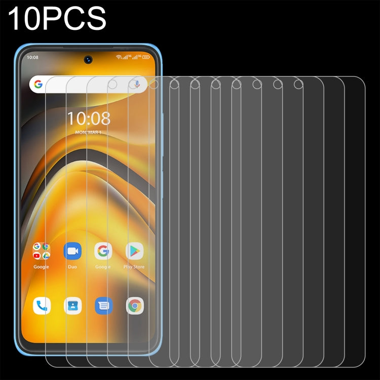 10 pellicole in vetro temperato da 0,26 mm 9H 2,5D, For TCL 305i (10 PCS), For UMIDIGI A13 Pro 5G (10 PCS), For UMIDIGI F3 5G (10 PCS)
