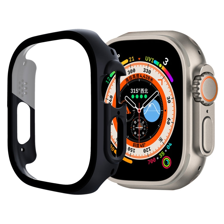 Custodia per orologio per PC con pellicola in vetro temperato, For Apple Watch Ultra 1 / 2 / 3 49mm