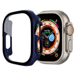 Custodia per orologio per PC con pellicola in vetro temperato, For Apple Watch Ultra 1 / 2 / 3 49mm