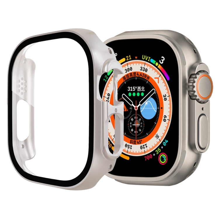 Custodia per orologio per PC con pellicola in vetro temperato, For Apple Watch Ultra 1 / 2 / 3 49mm