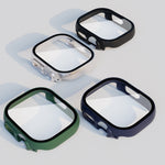 Custodia per orologio per PC con pellicola in vetro temperato, For Apple Watch Ultra 1 / 2 / 3 49mm