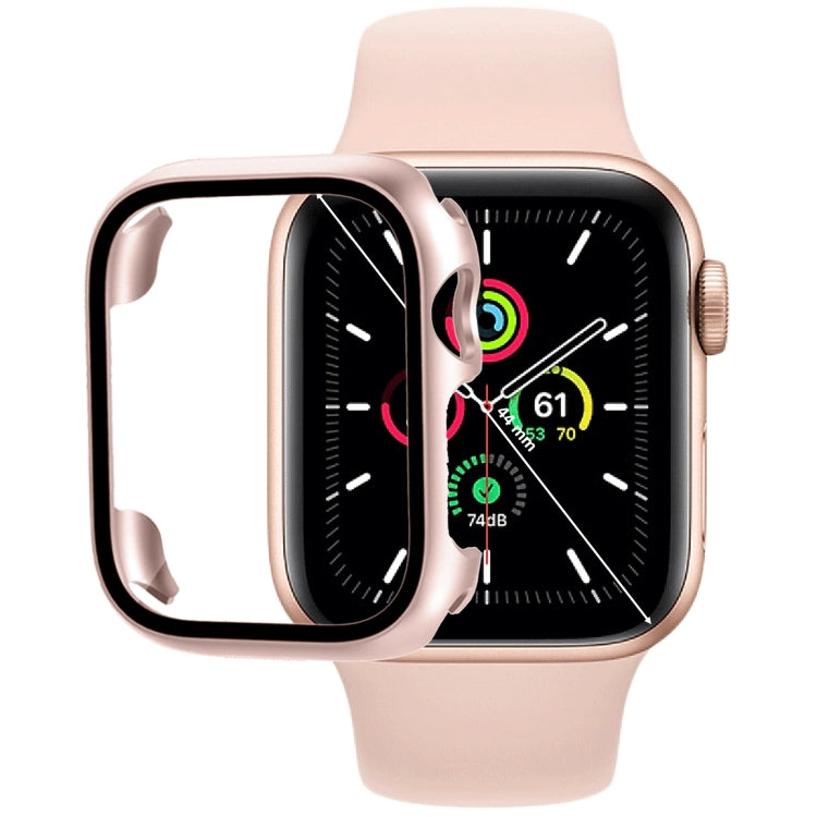 Custodia per orologio per PC con pellicola in vetro temperato, For Apple Watch Series SE 3&SE 2&6&SE&5&4 40mm, For Apple Watch Series SE 3&SE 2&6&SE&5&4 44mm