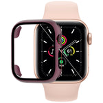 Custodia per orologio per PC con pellicola in vetro temperato, For Apple Watch Series SE 3&SE 2&6&SE&5&4 40mm, For Apple Watch Series SE 3&SE 2&6&SE&5&4 44mm