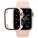 Custodia per orologio per PC con pellicola in vetro temperato, For Apple Watch Series SE 3&SE 2&6&SE&5&4 40mm, For Apple Watch Series SE 3&SE 2&6&SE&5&4 44mm
