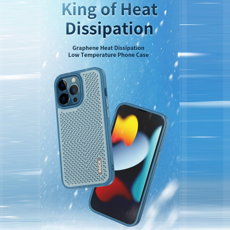 Custodia per telefono con dissipazione del calore in grafene ROCK, For iPhone 14, For iPhone 14 Plus, For iPhone 14 Pro, For iPhone 14 Pro Max