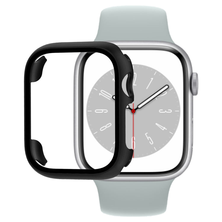 Custodia per orologio per PC con pellicola in vetro temperato, For Apple Watch Series 9 / 8 / 7 45mm, For Apple Watch Series 9 / 8 / 7 41mm, For Apple Watch Ultra 49mm / Apple Watch Ultra 2 49mm
