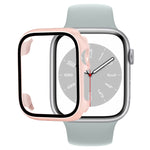 Custodia per orologio per PC con pellicola in vetro temperato, For Apple Watch Series 9 / 8 / 7 45mm, For Apple Watch Series 9 / 8 / 7 41mm, For Apple Watch Ultra 49mm / Apple Watch Ultra 2 49mm