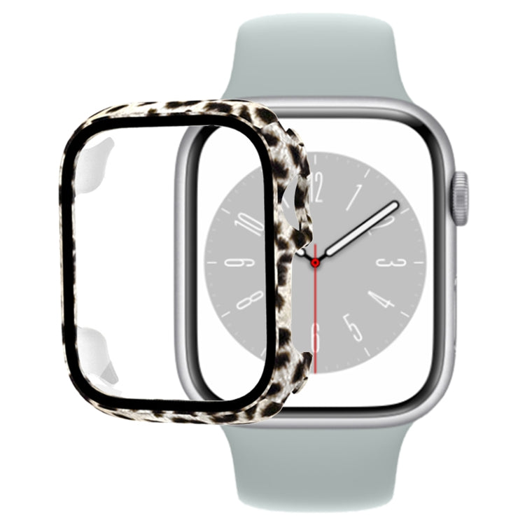 Custodia per orologio per PC con pellicola in vetro temperato, For Apple Watch Series 9 / 8 / 7 45mm, For Apple Watch Series 9 / 8 / 7 41mm, For Apple Watch Ultra 49mm / Apple Watch Ultra 2 49mm