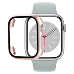 Custodia per orologio per PC con pellicola in vetro temperato, For Apple Watch Series 9 / 8 / 7 45mm, For Apple Watch Series 9 / 8 / 7 41mm, For Apple Watch Ultra 49mm / Apple Watch Ultra 2 49mm